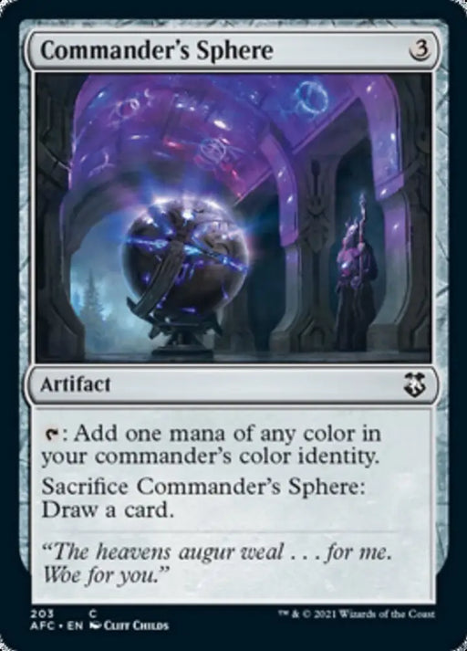 Commander’s Sphere [Dungeons & Dragons: Adventures in the Forgotten Realms Commander] - MTG Single
