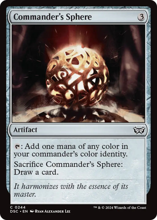 Commander’s Sphere [Duskmourn: House of Horror Commander] - MTG Single