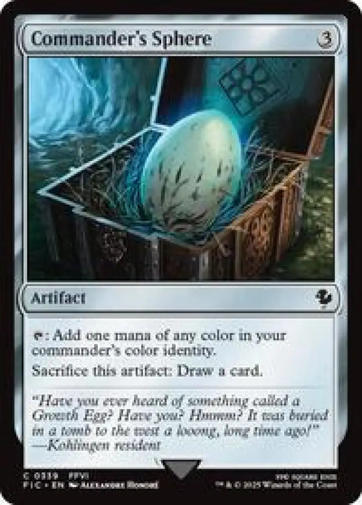 Commander's Sphere (Surge Foil) (339) [Final Fantasy Commander]