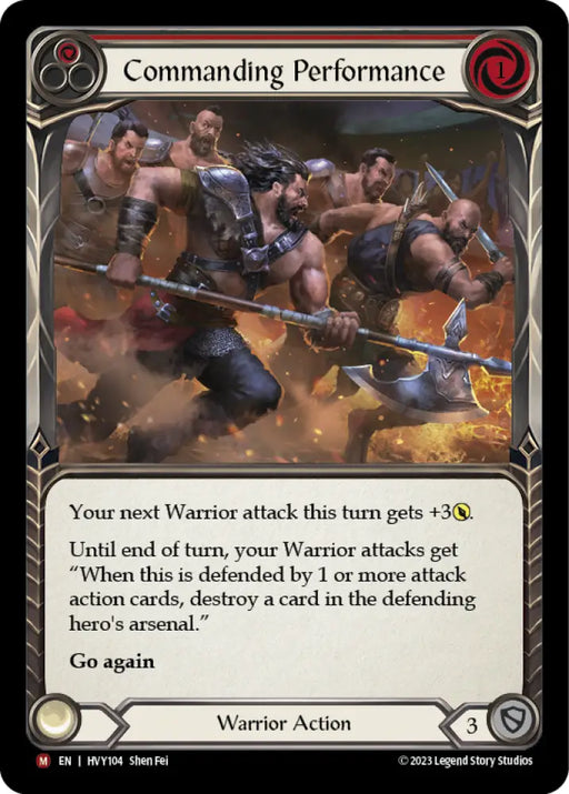 Commanding Performance [Heavy Hitters] - Flesh And Blood Single
