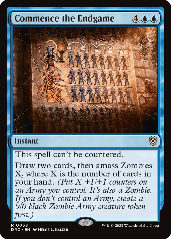 Commence the Endgame [Aetherdrift Commander] - MTG Single