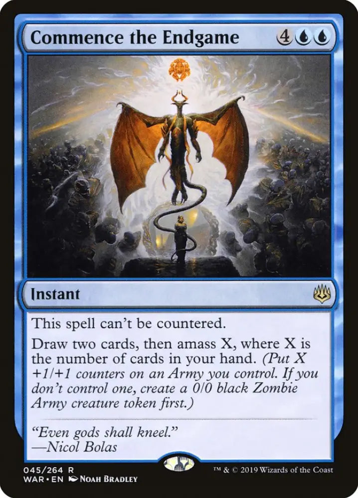 Commence the Endgame [War of the Spark] - MTG Single