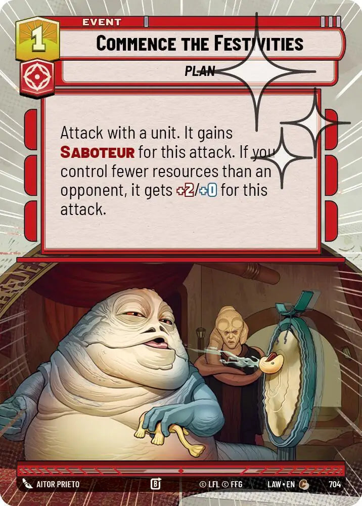 Commence the Festivities (Hyperspace Foil) (704) [A Lawless Time]