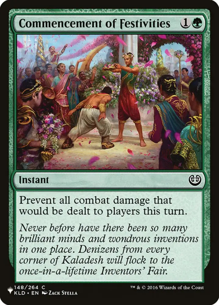 Commencement of Festivities [The List] - MTG Single