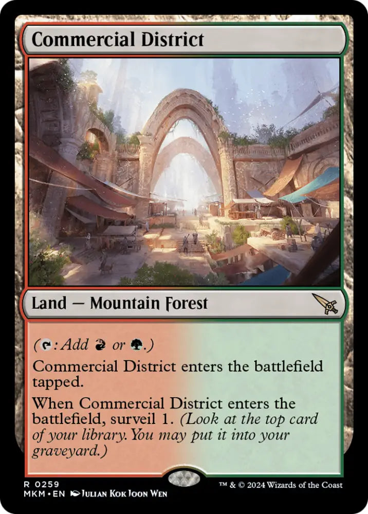 Commercial District [Murders at Karlov Manor] - MTG Single
