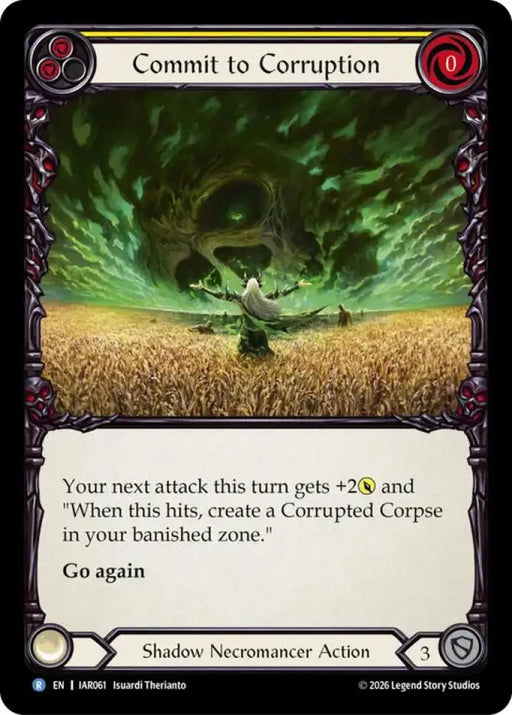 Commit to Corruption (Yellow) (IAR061) [Usurp the Shadow Throne]