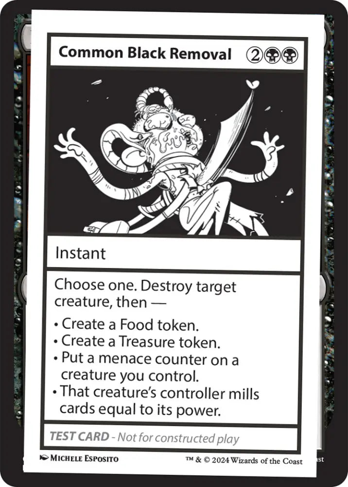 Common Black Removal [Mystery Booster 2 Playtest Cards] - MTG Single