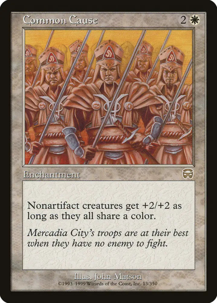 Common Cause [Mercadian Masques] - MTG Single