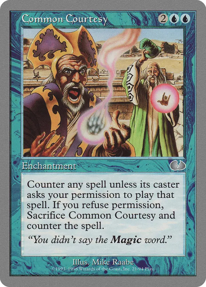 Common Courtesy [Unglued] - MTG Single