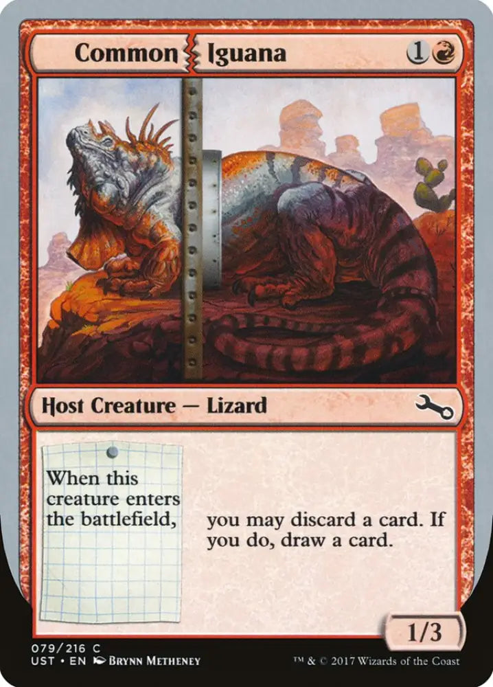 Common Iguana [Unstable] - MTG Single