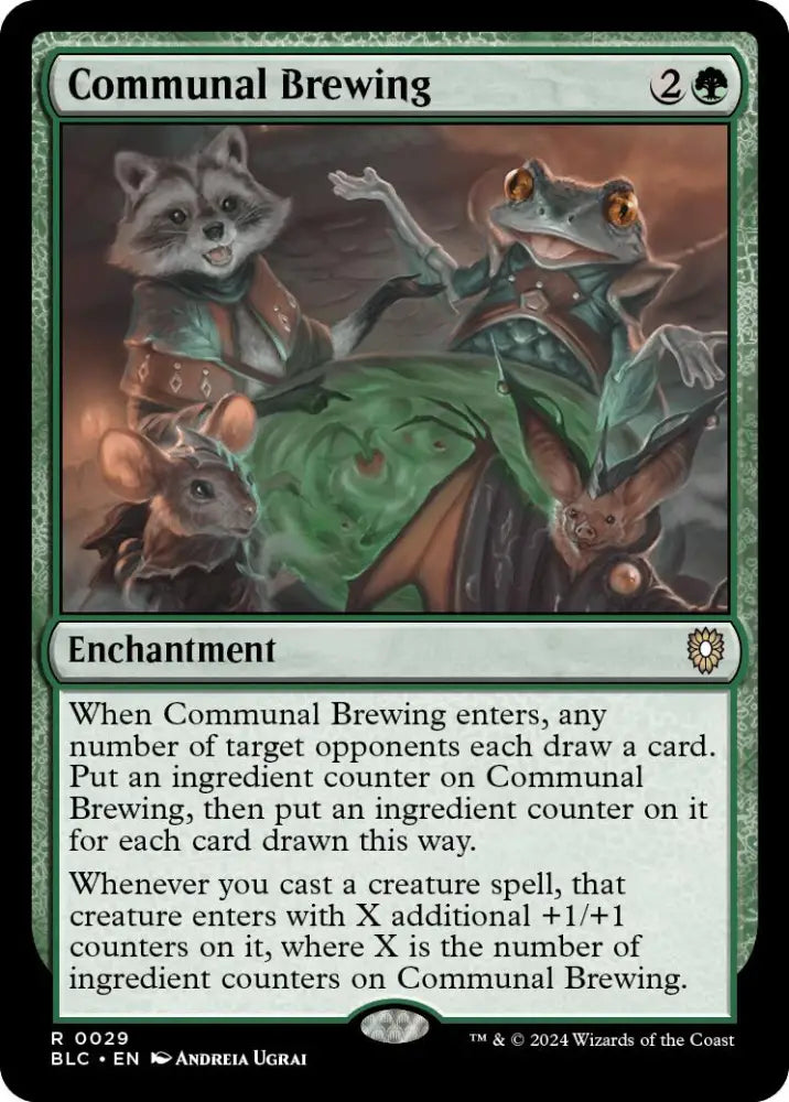 Communal Brewing [Bloomburrow Commander] - MTG Single