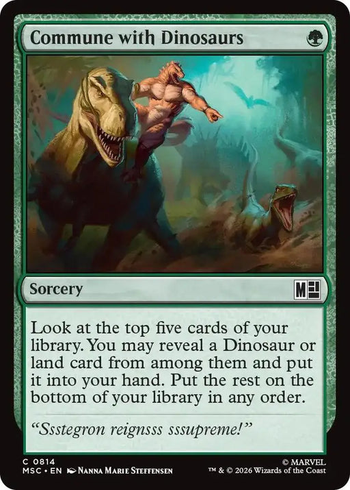 Commune with Dinosaurs (814) [Marvel Super Heroes Commander]