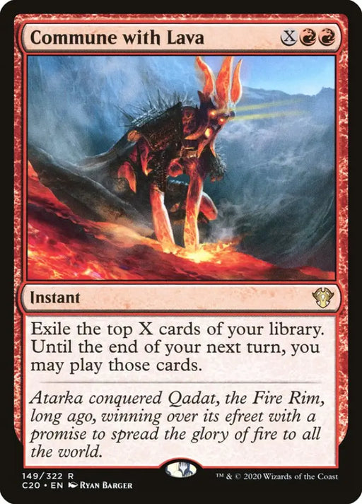 Commune with Lava [Commander 2020] - MTG Single
