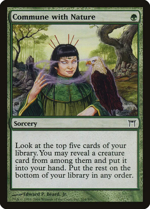 Commune with Nature [Champions of Kamigawa] - MTG Single
