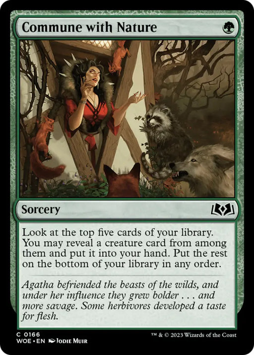 Commune with Nature [Wilds of Eldraine] - MTG Single
