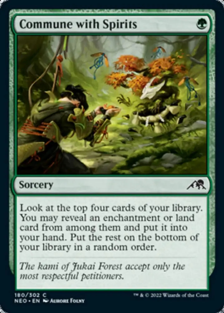 Commune with Spirits [Kamigawa: Neon Dynasty] - MTG Single