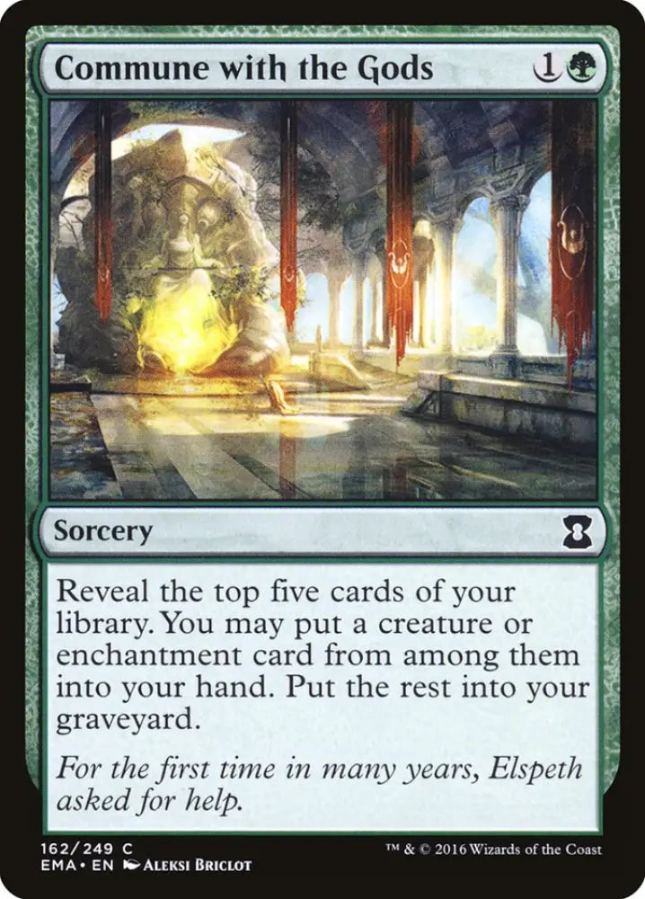 Commune with the Gods [Eternal Masters] - MTG Single