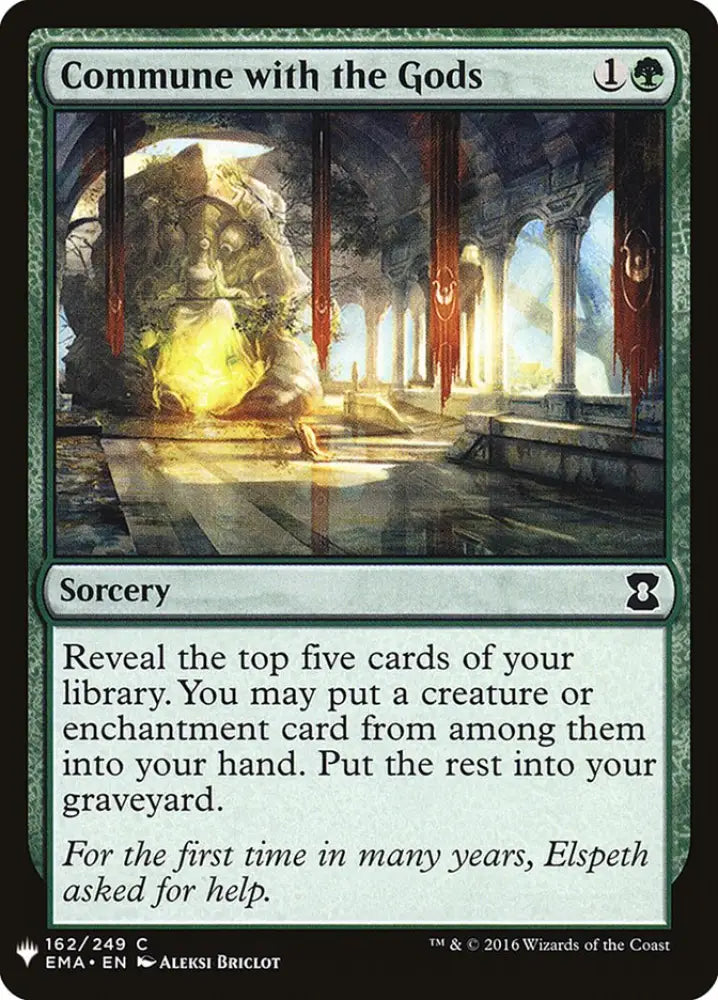 Commune with the Gods [Mystery Booster] - MTG Single