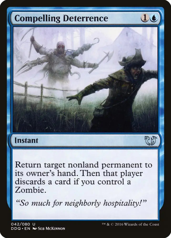 Compelling Deterrence [Duel Decks: Blessed vs. Cursed] - MTG Single