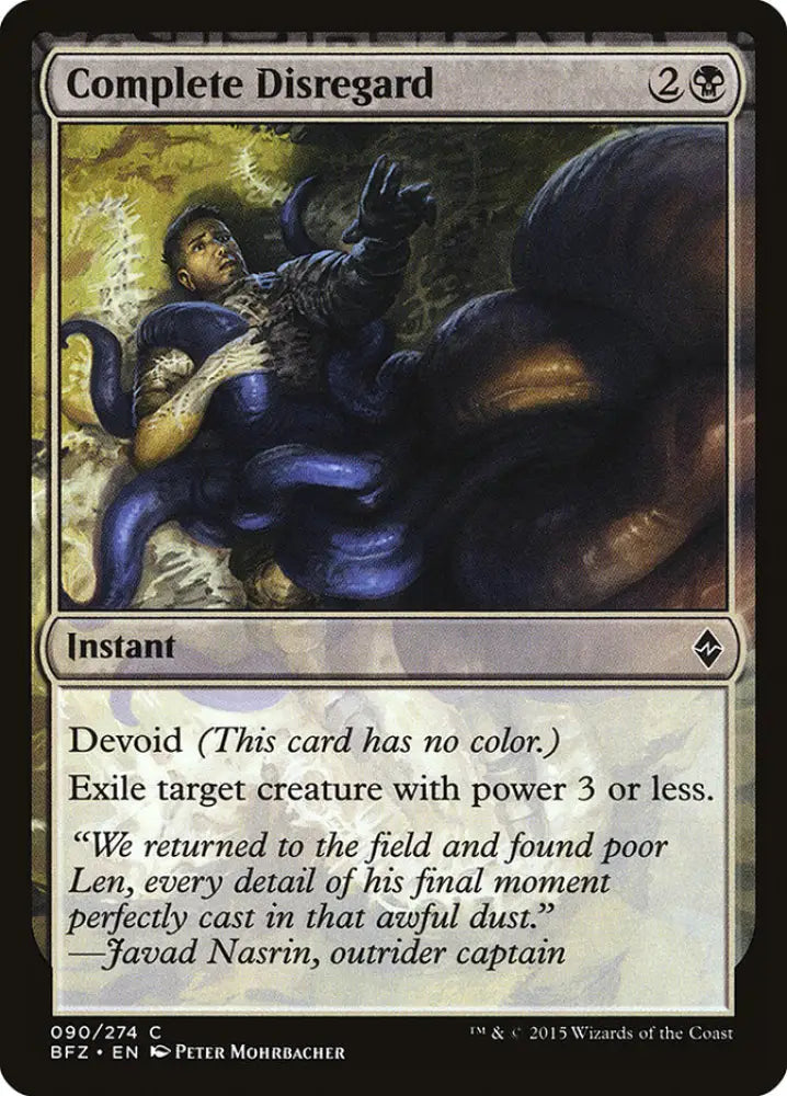 Complete Disregard [Battle for Zendikar] - MTG Single