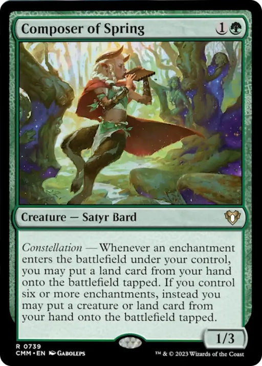 Composer of Spring [Commander Masters] - MTG Single