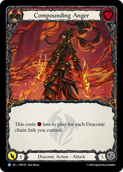 Compounding Anger (Red) [The Hunted] - Flesh And Blood Single