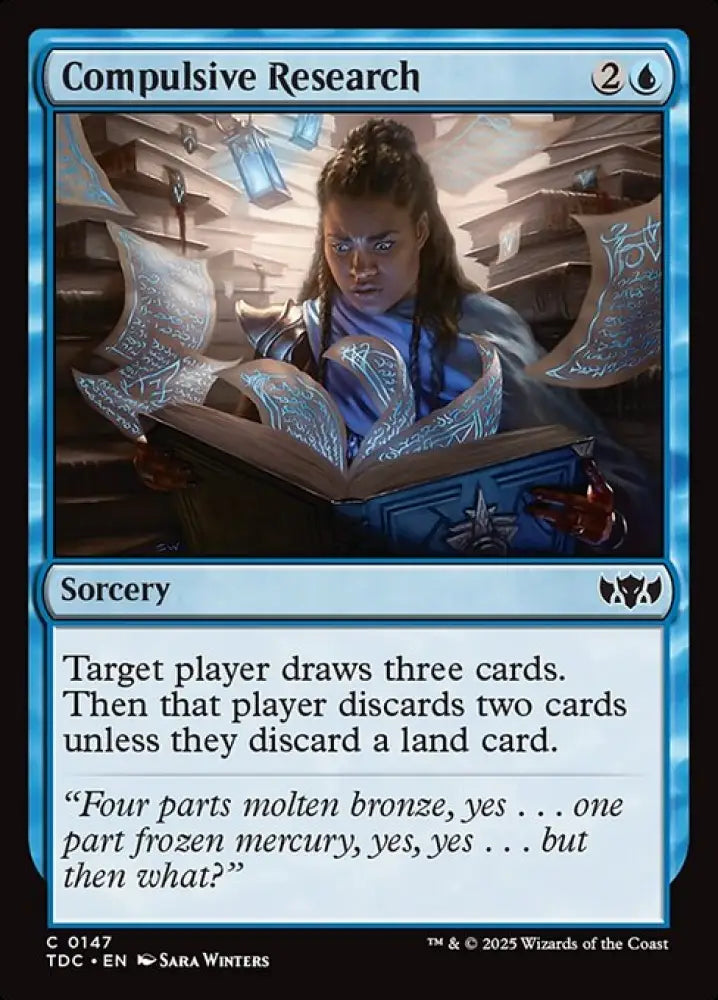 Compulsive Research (147) [Tarkir: Dragonstorm Commander]