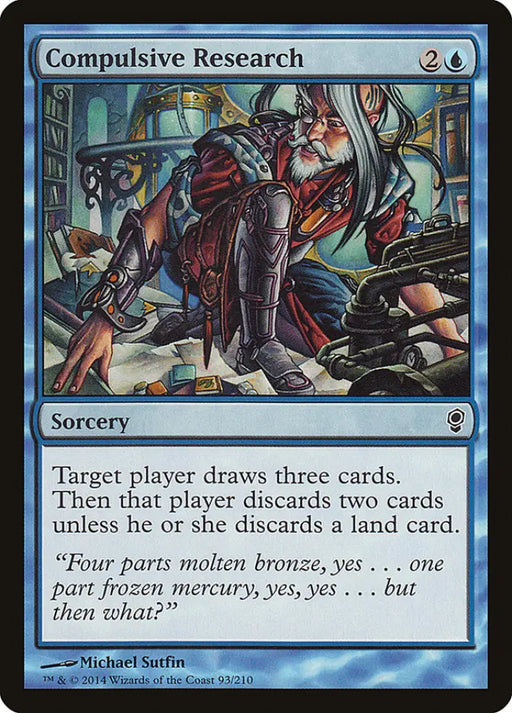 Compulsive Research [Conspiracy] - MTG Single