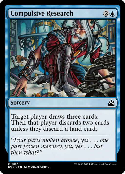 Compulsive Research [Ravnica Remastered] - MTG Single
