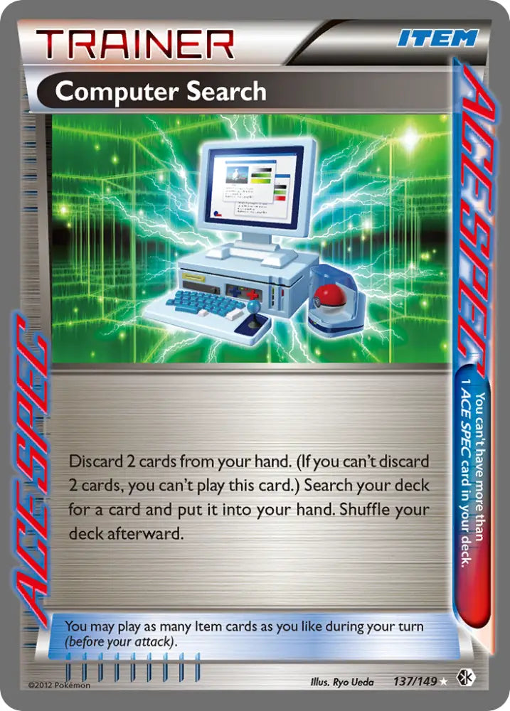 Computer Search (137/149) [Black & White: Boundaries Crossed] - Pokemon Single
