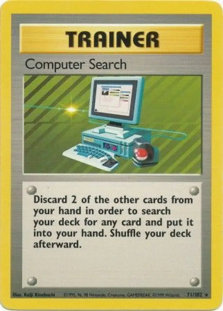 Computer Search (71/102) [Base Set Unlimited] - Pokemon Single
