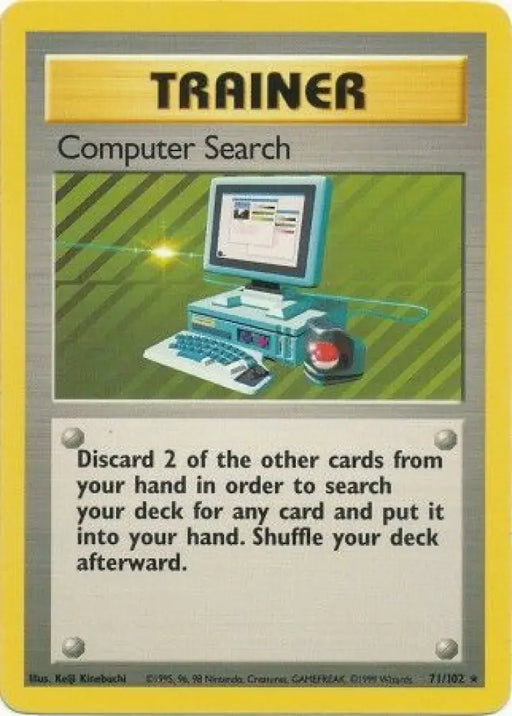 Computer Search (71/102) [Base Set Unlimited] - Pokemon Single