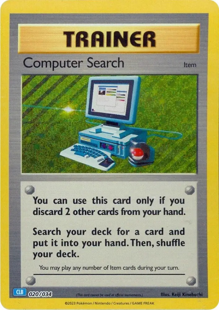 Computer Search (CLB) [Trading Card Game Classic] - Pokemon Single