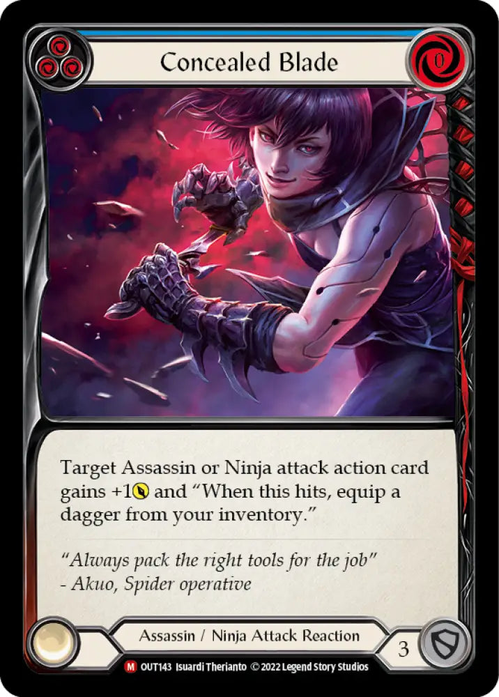 Concealed Blade [Outsiders] - Flesh And Blood Single