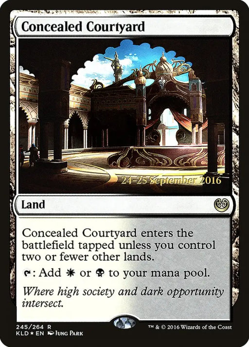 Concealed Courtyard [Kaladesh Prerelease Promos] - MTG Single