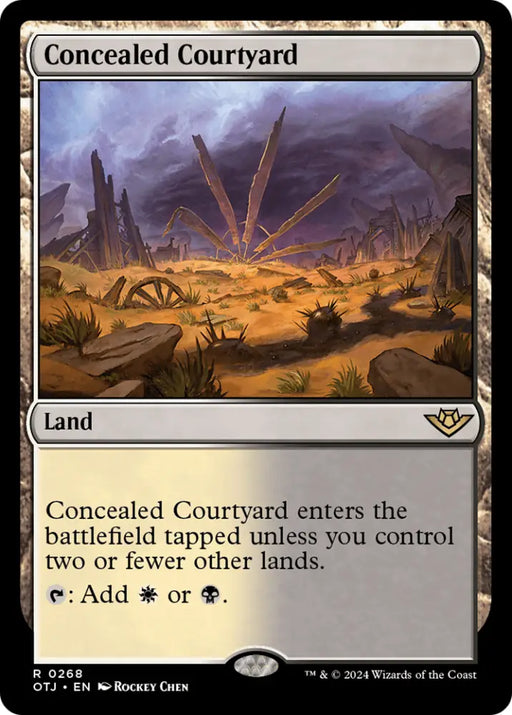 Concealed Courtyard [Outlaws of Thunder Junction] - MTG Single