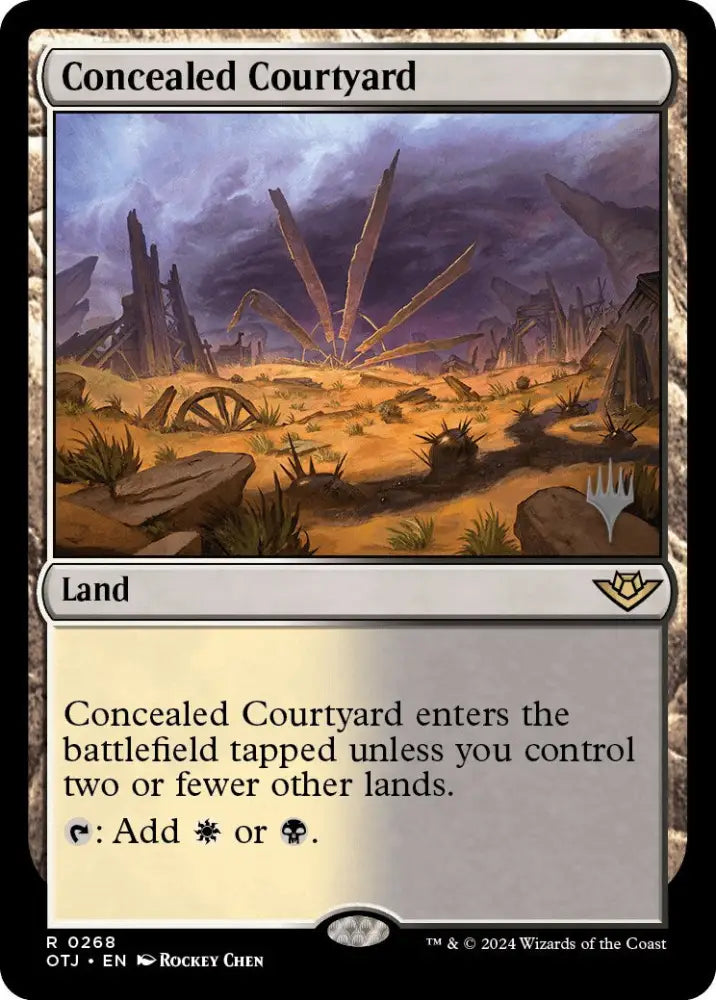 Concealed Courtyard (Promo Pack) [Outlaws of Thunder Junction Promos] - MTG Single