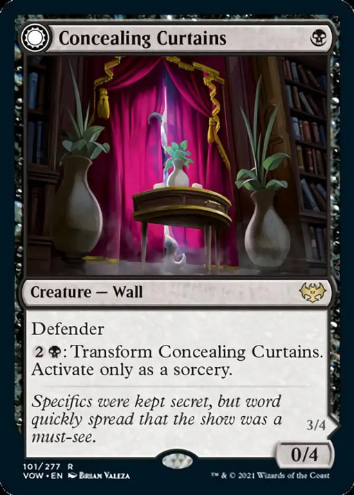 Concealing Curtains // Revealing Eye [Innistrad: Crimson Vow] - MTG Single
