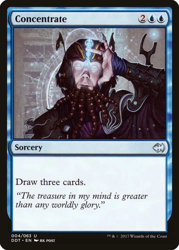 Concentrate [Duel Decks: Merfolk vs. Goblins] - MTG Single
