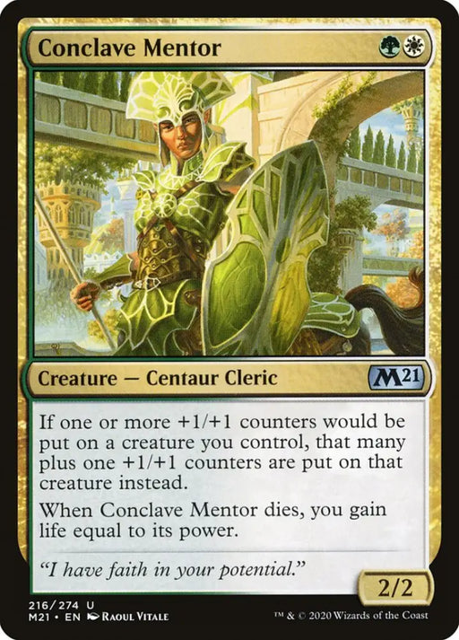 Conclave Mentor [Core Set 2021] - MTG Single