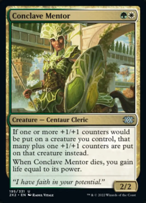 Conclave Mentor [Double Masters 2022] - MTG Single