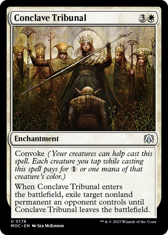Conclave Tribunal [March of the Machine Commander] - MTG Single