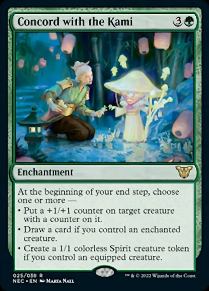 Concord with the Kami [Kamigawa: Neon Dynasty Commander] - MTG Single