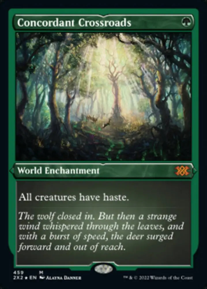 Concordant Crossroads (Foil Etched) [Double Masters 2022] - MTG Single
