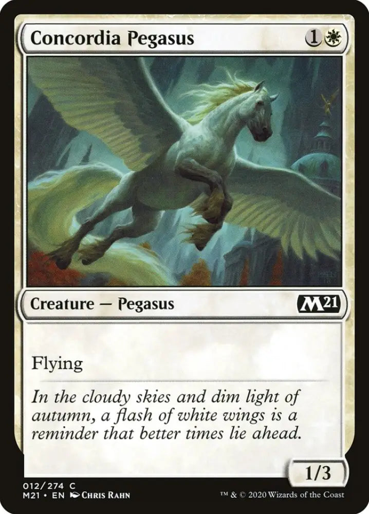 Concordia Pegasus [Core Set 2021] - MTG Single