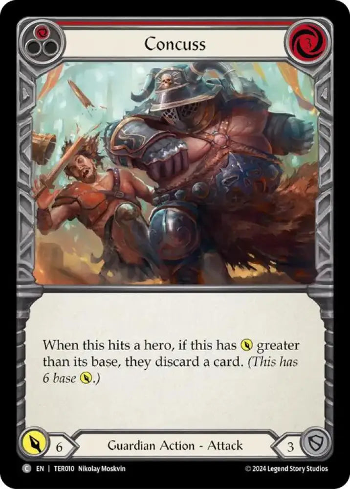 Concuss (Red) [1st Strike] - Flesh And Blood Single