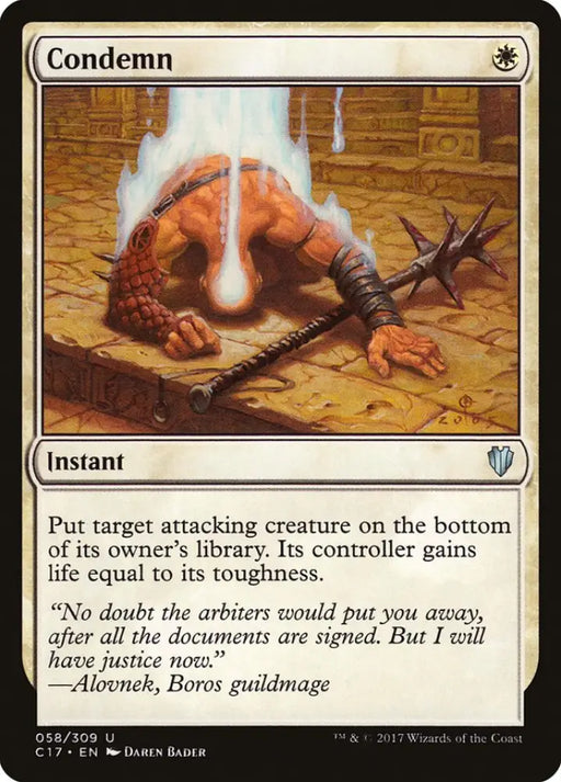 Condemn [Commander 2017] - MTG Single