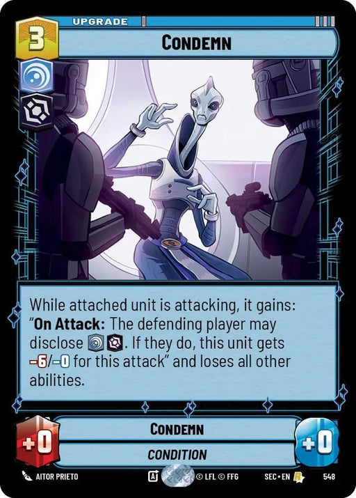 Condemn (Foil) (548) [Secrets of Power]