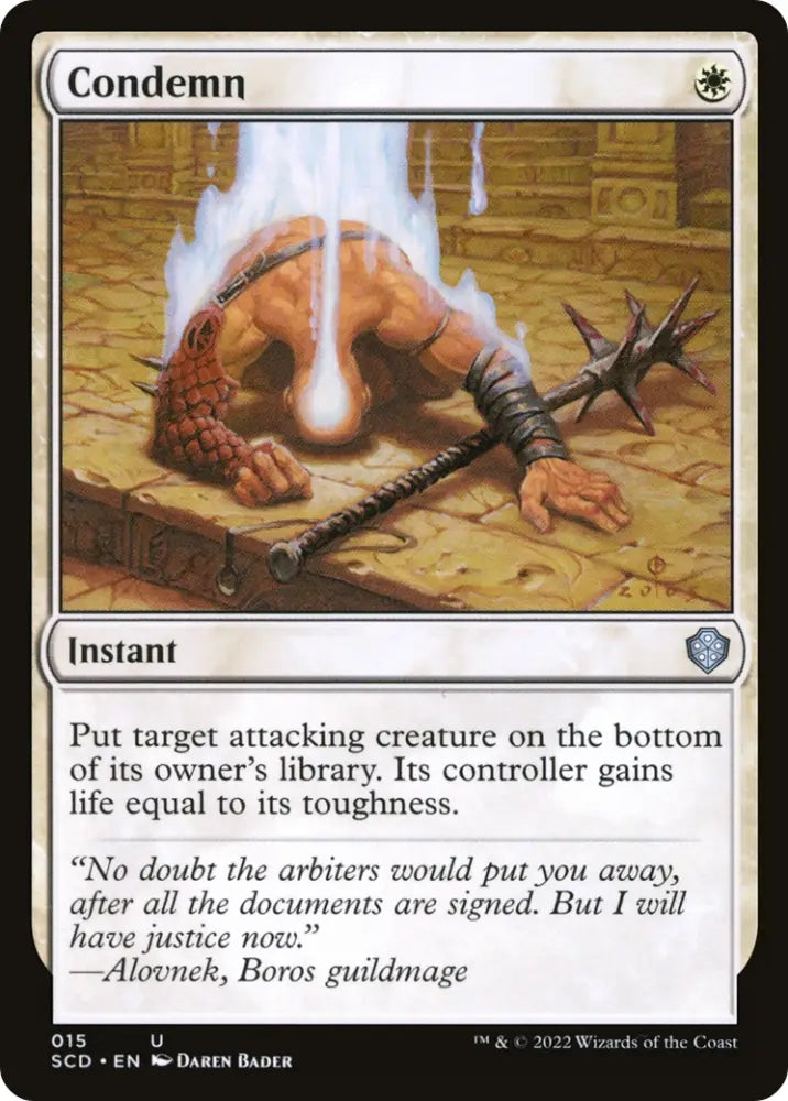 Condemn [Starter Commander Decks] - MTG Single