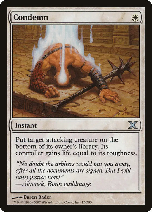 Condemn [Tenth Edition] - MTG Single